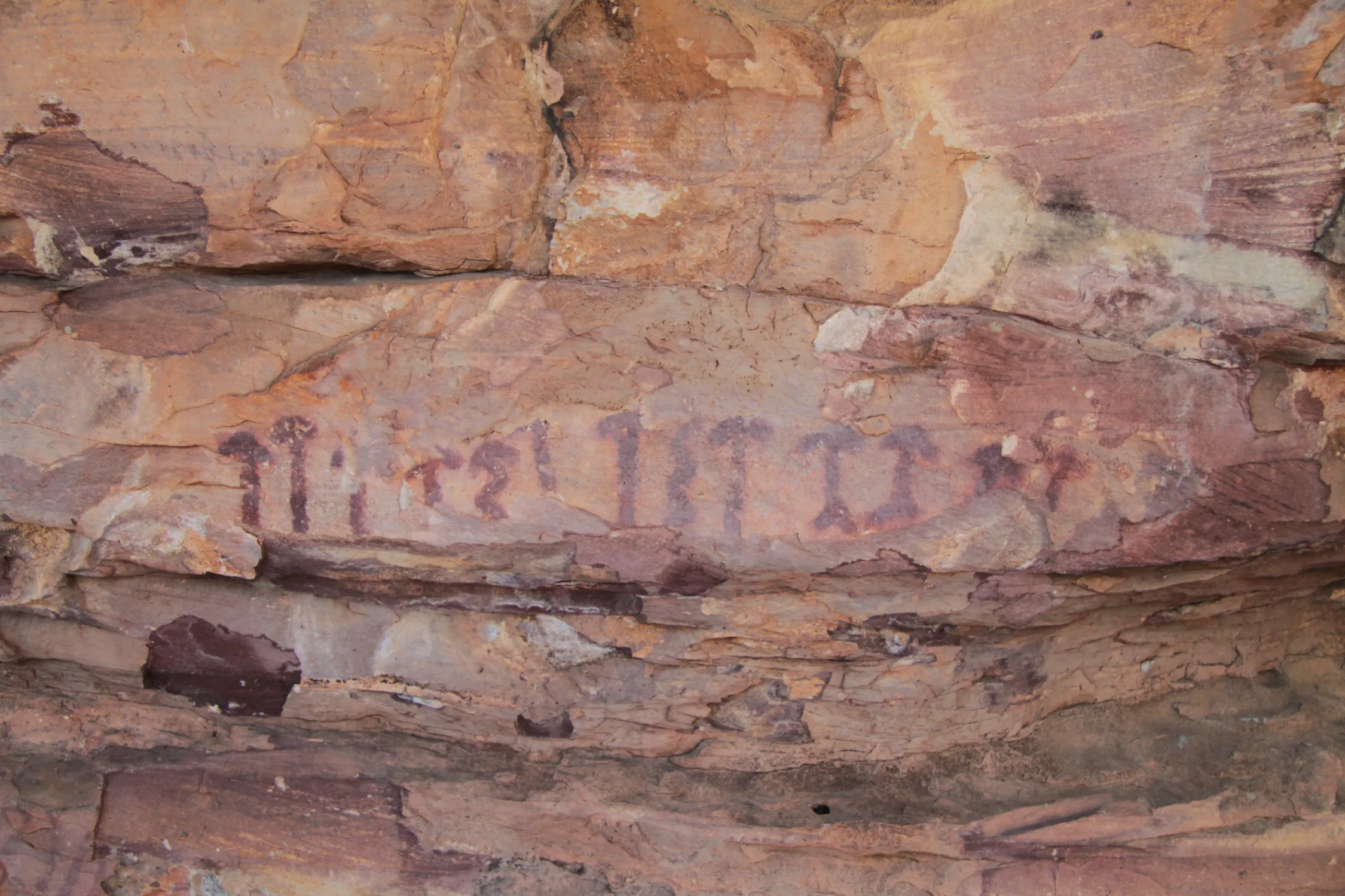 阿爾及利亞塔西裡·阿傑爾（Tassili n'Ajjer）洞穴壁畫的一種解釋，其中一些可以追溯到9000年前